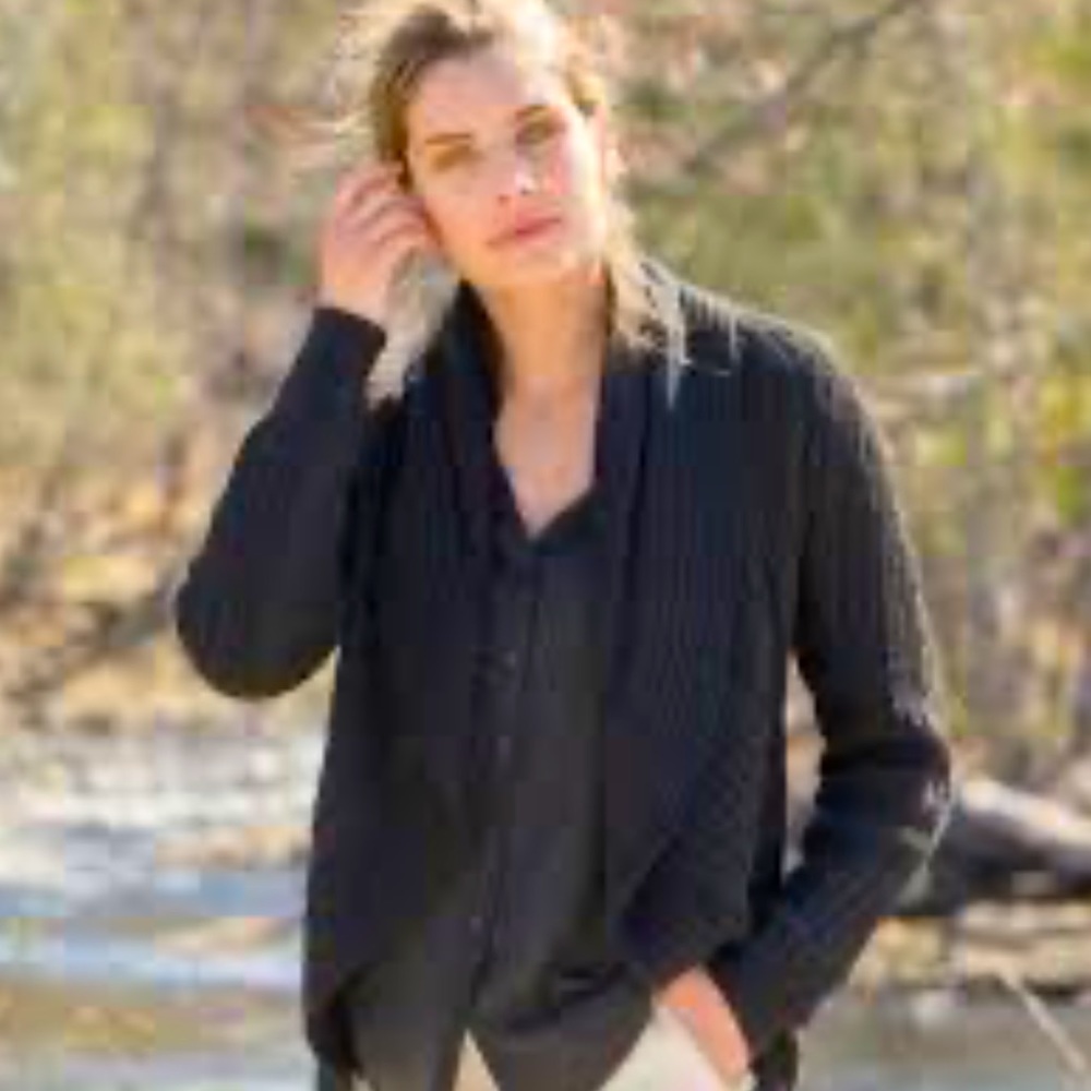 Grace Elements | Cable Knit Open Cardigan | Small